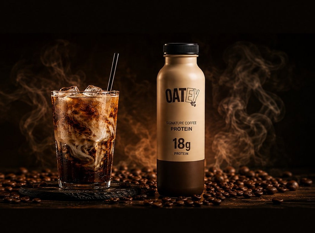 Oatey coffee protein drink